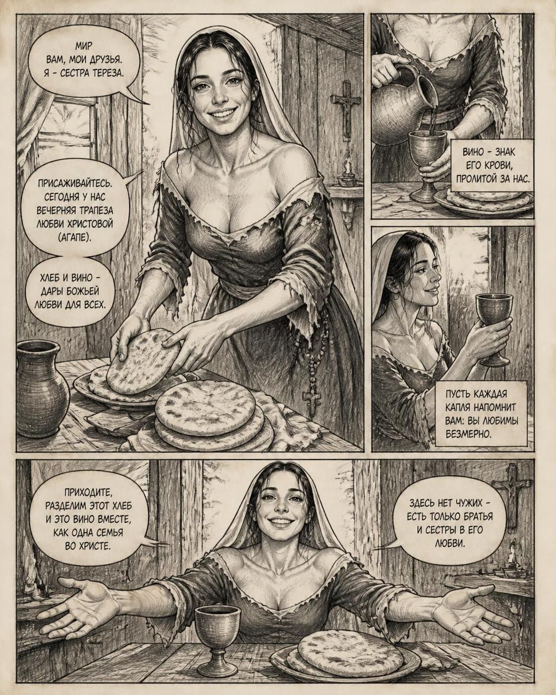 Teresa and Lords Supper 1 russian